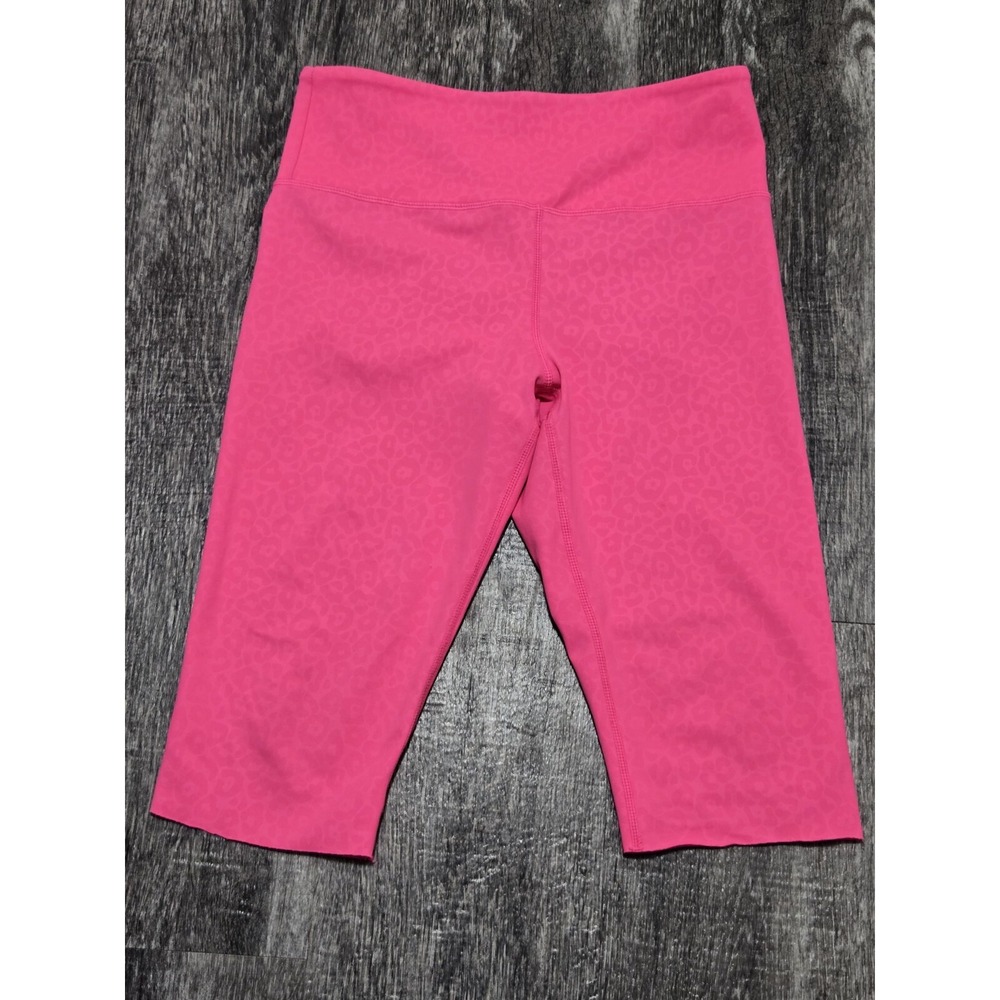 Zyia Active Women's 6 / 8 Hot Pink Light-n-Tight Leggings LENGTH HAS BEEN CUT